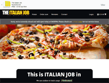 Tablet Screenshot of italianjobtakeaway.com